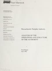 Tapa de Massachusetts Turnpike Authority