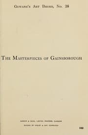 Tapa de The masterpieces of Gainsborough (1727-1788)