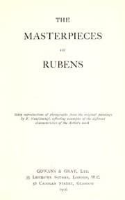 Tapa de The masterpieces of Rubens