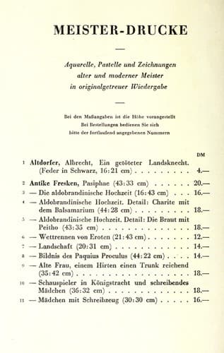 Tapa de Meister Drucke