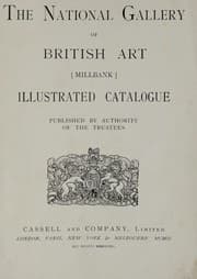 Tapa de The National Gallery of British Art (Millbank) illustrated catalogue
