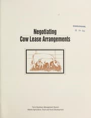 Tapa de Negotiating cow lease arrangements