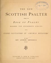 Tapa de The New Scottish Psalter