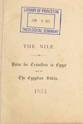 Tapa de The Nile.