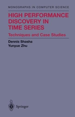 Tapa de High performance discovery in time series