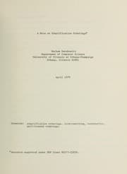 Tapa de A note on simplification orderings