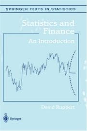 Tapa de Statistics and Finance
