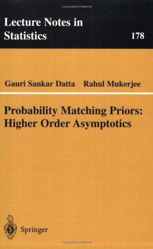 Tapa de Probability matching priors