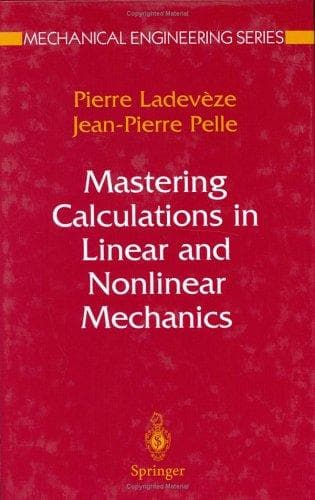 Tapa de Mastering calculations in linear and nonlinear mechanics