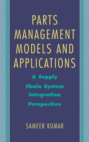 Tapa de Parts management models and applications