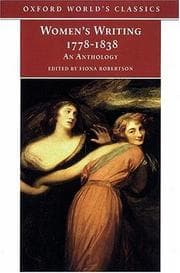Tapa de Women's Writing 1778-1838