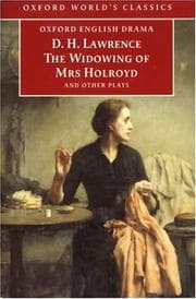 Tapa de The widowing of Mrs. Holroyd and other plays