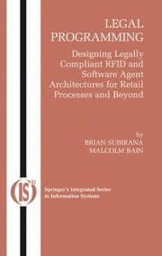 Tapa de Legal programming