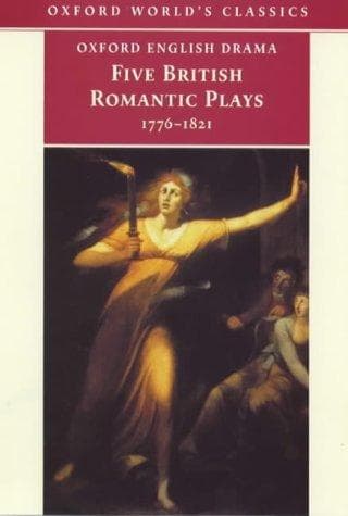 Tapa de Five romantic plays, 1768-1821