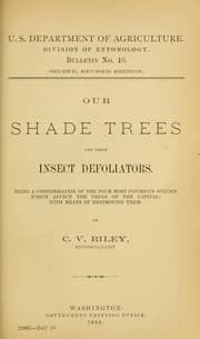 Tapa de Our shade trees and their insect defoliators