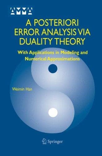 Tapa de A Posteriori Error Analysis Via Duality Theory