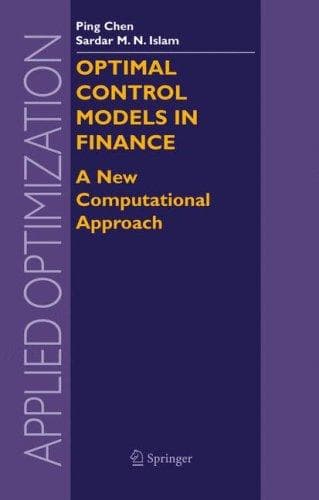 Tapa de Optimal control models in finance