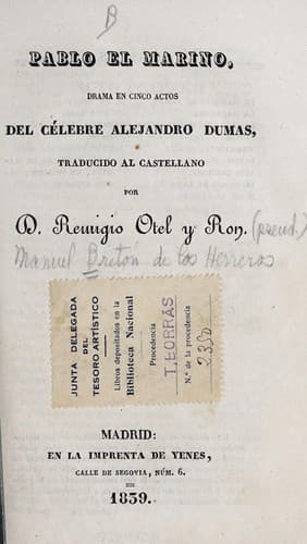 Tapa de Pablo el marino
