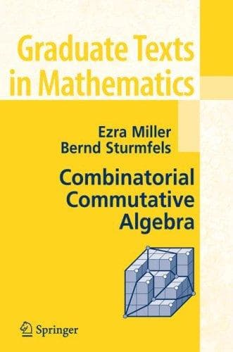Tapa de Combinatorial Commutative Algebra