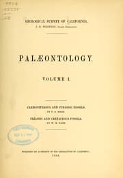 Tapa de Palæontology ...