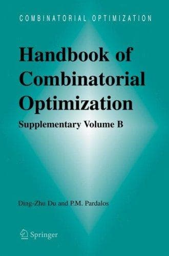 Tapa de Handbook of Combinatorial Optimization