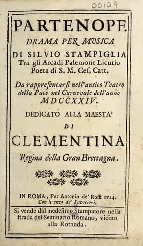 Tapa de Partenope
