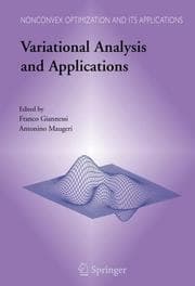 Tapa de Variational analysis and applications