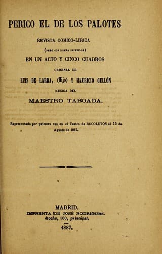 Tapa de Perico el de los palotes