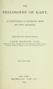 Tapa de The philosophy of Kant