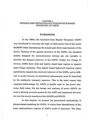 Tapa de Physical modeling of the IGBT and application for smart power IC design