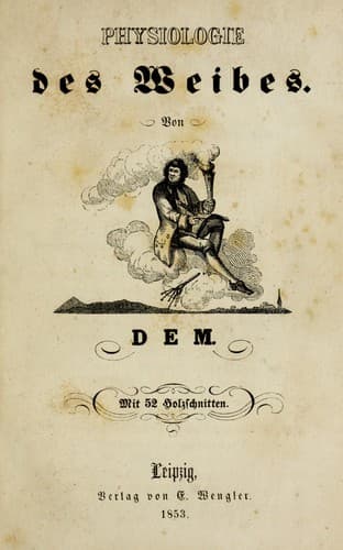 Tapa de Physiologie des Weibes
