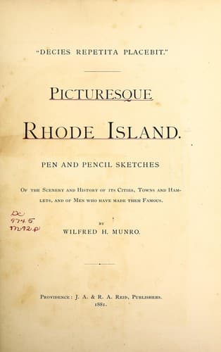 Tapa de Picturesque Rhode Island