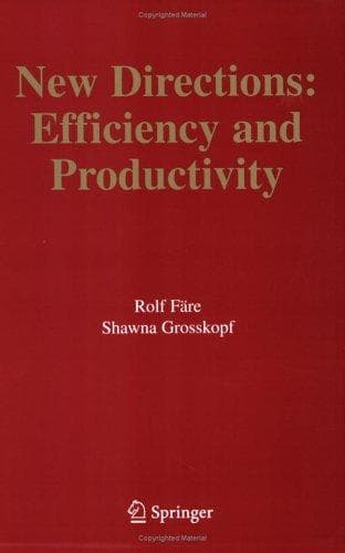 Tapa de New Directions:Efficiency and Productivity