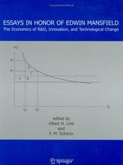 Tapa de Essays in honor of Edwin Mansfield