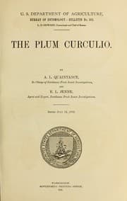 Tapa de The plum curculio