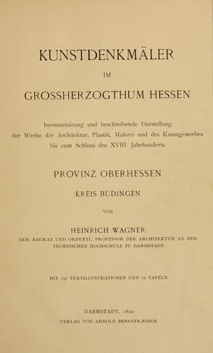 Tapa de Provinz Oberhessen