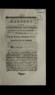 Tapa de Rapport fait a l'Assemble e nationale, au nom du Comite  de fe odalite , le 8 fe vrier 1790