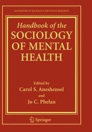 Tapa de Handbook of the sociology of mental health