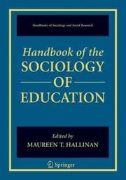 Tapa de Handbook of the Sociology of Education (Handbooks of Sociology and Social Research)