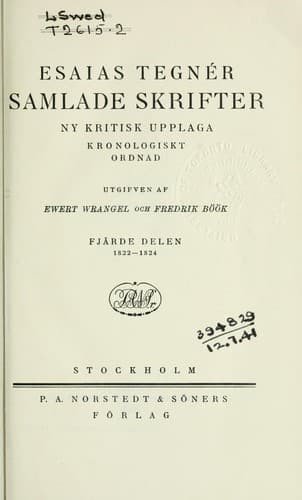 Tapa de Samlade skrifter