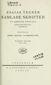 Tapa de Samlade skrifter