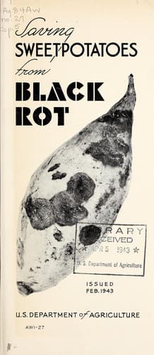 Tapa de Saving sweetpotatoes from black rot