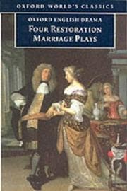 Tapa de Four Restoration Marriage Plays