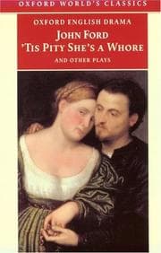 Tapa de 'Tis Pity She's a Whore and Other Plays