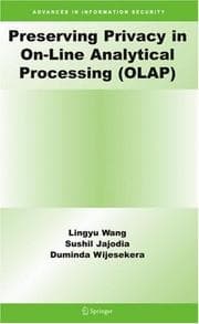 Tapa de Preserving privacy in On-Line Analytical Processing (OLAP)