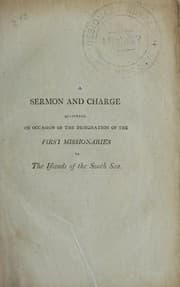Tapa de A sermon and charge delivered at Sion-Chapel, London
