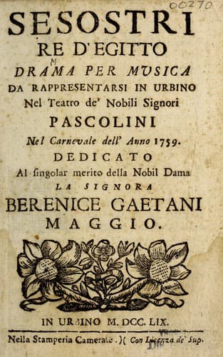 Tapa de Sesostri re d'Egitto
