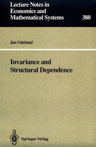 Tapa de Invariance and structural dependence