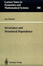 Tapa de Invariance and structural dependence