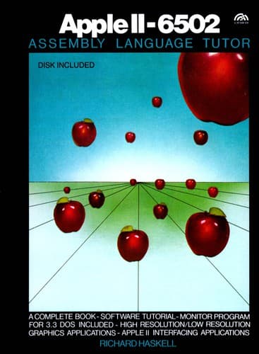 Tapa de Apple II-6502 assembly language tutor